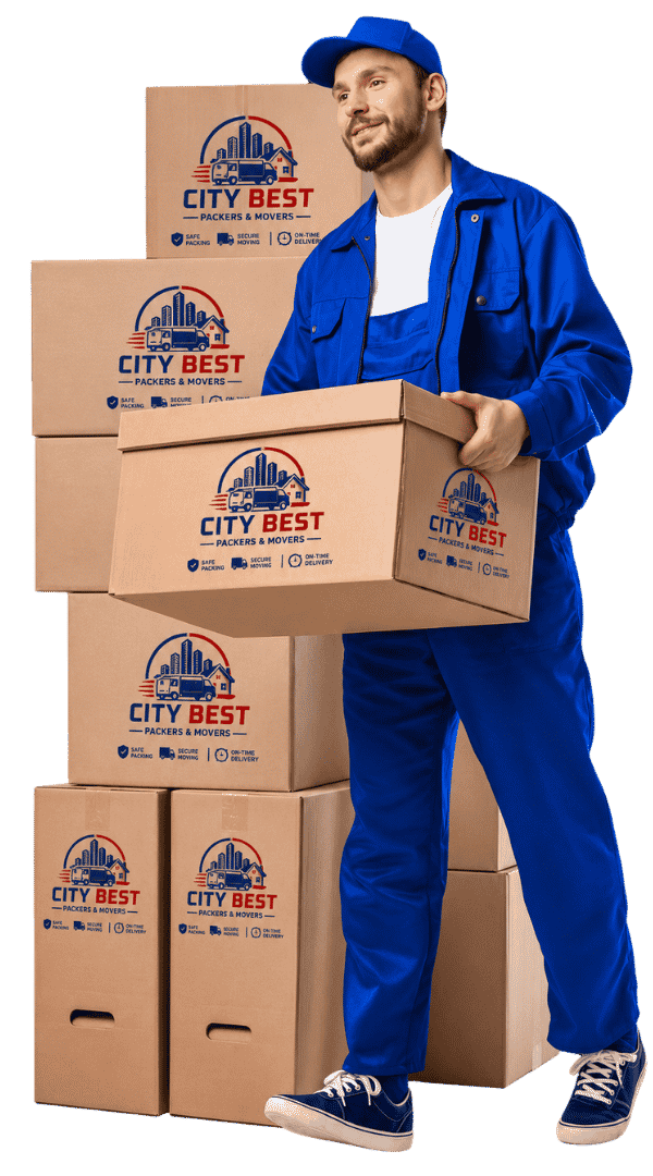 Carrying moving cardboard movers